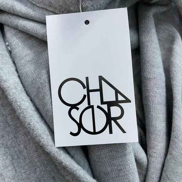 Chaser Love Knit Sweatshirt in Heather Gray - Picture 9 of 10